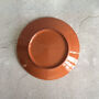 Medium Size Troyan Ceramic Lunch Plate In Sand Colour, thumbnail 4 of 5