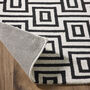 Labyrinth Rug Black/White, thumbnail 4 of 5