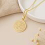 Personalised 9ct Yellow Gold Tree Of Life Pendant, thumbnail 4 of 8
