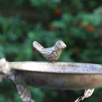 Personalised Vintage Garden Bird Dish, 4 of 7