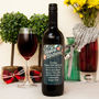 Personalised Wine With Retro Happy Birthday Label, thumbnail 1 of 3