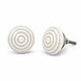 Minimalist Ripple Ceramic Cabinet Knob, thumbnail 1 of 8