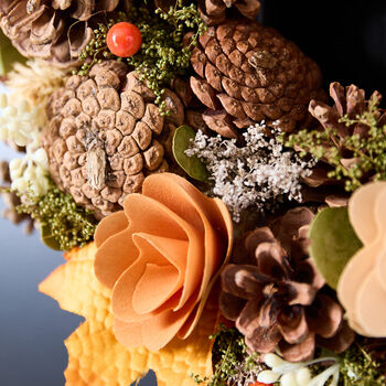 Personalised Autumn Forest Wreath, 3 of 5