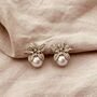 Floris Pearl Earrings, thumbnail 3 of 4