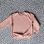 Initial And Birth Month Flower Children's Sweatshirt, thumbnail 4 of 12
