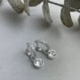 Sterling Silver Bridesmaid Huggies Hoops, thumbnail 1 of 10