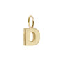 Yellow Gold Initial Pendant, thumbnail 4 of 12