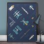 Amazing Spaceships Poster, thumbnail 2 of 7