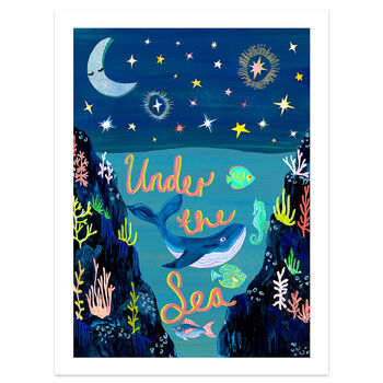 Under The Sea Nursery Print, 2 of 10