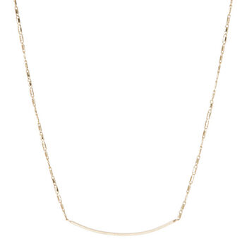 Fine Chain Curve Necklace, 2 of 7
