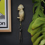 Cockatoo Wall Hooks Gold And White, thumbnail 4 of 8