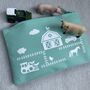 Personalised Farm Yard Travel Play Mat Bag, thumbnail 1 of 5