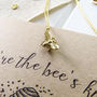 'You're The Bee's Knees' Necklace, thumbnail 2 of 5