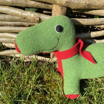 Dinosaur Soft Toy Small And Handmade, 5 of 7