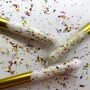 White, Gold And Colourful Glitter Christmas Candles 'Funfetti', thumbnail 3 of 5