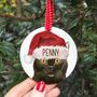Personalised Cat Christmas Tree Ornament, thumbnail 3 of 4