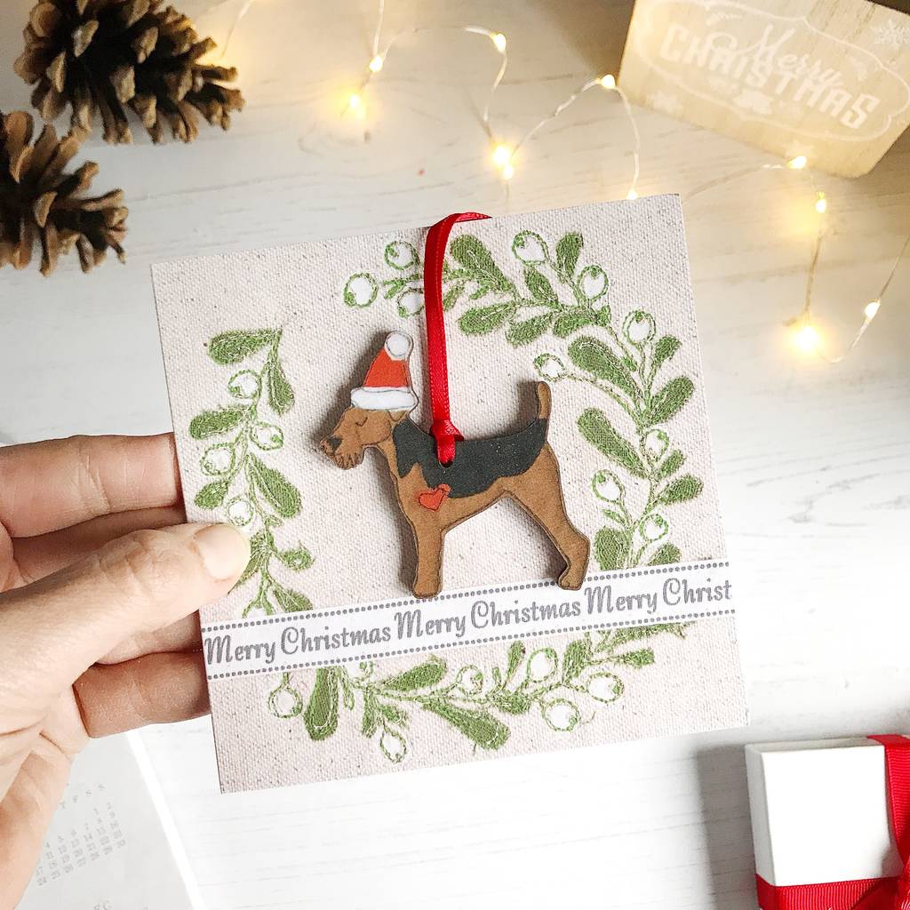 Terrier Christmas Ornament Choice Of Breeds By Ren And Terrier Christmas Ornament Choice Of
