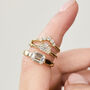 The Mia Diamond Wedding Band, thumbnail 4 of 6