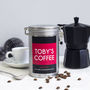 Personalised Name Coffee Gift In Tin, thumbnail 3 of 12