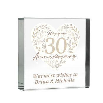 Personalised 30th Pearl Anniversary Token, 6 of 6