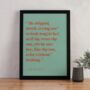 Romantic Quote Art By Leo Tolstoy Valentines Day, thumbnail 1 of 5