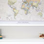 Personalised Classic World Map, thumbnail 8 of 12