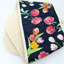 Luxury Floral Tulip And Peony Oven Gloves, thumbnail 5 of 7