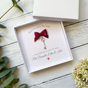 New Home Card With Key Charm, 6 of 6