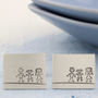 Personalised Cufflinks. Family Portrait Gift For Dad, thumbnail 10 of 12