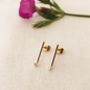 Gold And Silver Minimal Studs, thumbnail 5 of 7