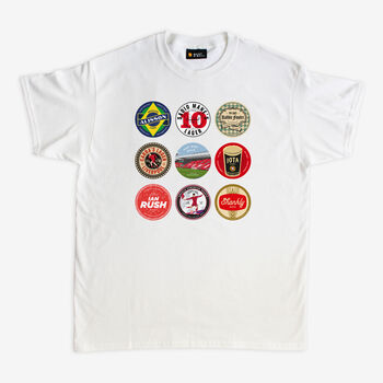 Liverpool Football Beer Mats 2nd Edition T Shirt, 2 of 4