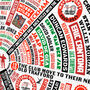 Manchester United Wheel Of Fame Poster Print, thumbnail 4 of 6