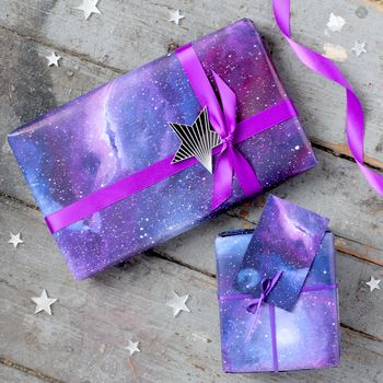 Galaxy Gift Wrapping Set, 4 of 4