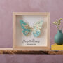 Personalised 3D Map Butterfly Framed Print, thumbnail 4 of 7
