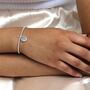 Personalised Sterling Silver Stretchy Bead Bracelet, thumbnail 2 of 5