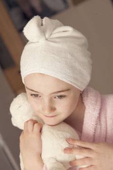 Personalised Cuddletwist Bamboo Childrens Hair Towel, 10 of 12
