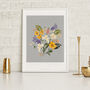 Personalised Bouquet Print, thumbnail 1 of 3