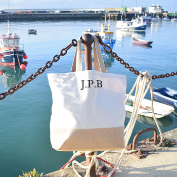 Personalised Initials Holiday Beach And Shopping Bag, 3 of 6