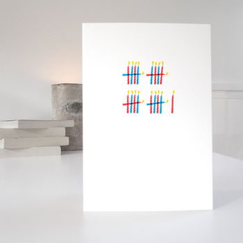 Birthday Cards With Special Age Candle Design, 4 of 12