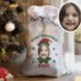 Personalised Photo Upload Elf Christmas Sack, thumbnail 4 of 4