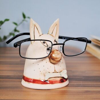 Dog Personalised Spectacle Holder Stand, 6 of 9
