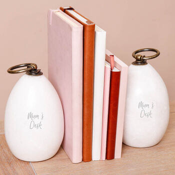 Personalised Natural Marble Bookends, 3 of 6