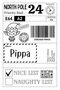 Personalised North Pole Delivery Label | Pack Of 10, thumbnail 1 of 2