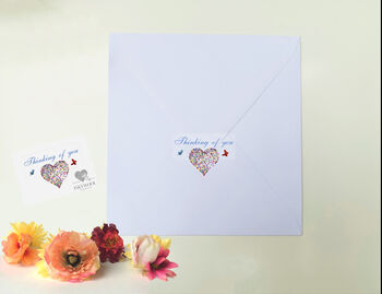 Butterfly With Sympathy Kaleidoscope Heart Card, 4 of 12