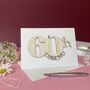 Personalised Diamond Wedding Anniversary Card, thumbnail 1 of 9
