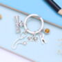 Personalized Medical Graduation Keyring Medical Student Gift, thumbnail 6 of 11