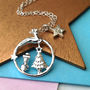 Sterling Silver Magical Wonderland Necklace, thumbnail 2 of 12