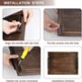 Pack Of Two Wood Serving Trays With Handles, thumbnail 4 of 4