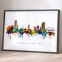 Newcastle Skyline Cityscape Black And White, thumbnail 2 of 12