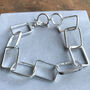 Rectangle Link Bracelet, thumbnail 1 of 3